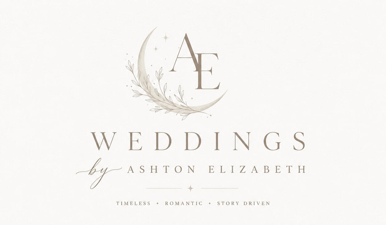 Weddings by Ashton Elizabeth Weddings by Ashton Elizabeth wedding photography logo